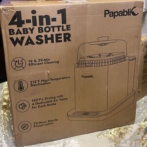 Papablic 4-in-1 Baby Bottle Washer